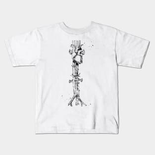 Aorta vein and heart Kids T-Shirt